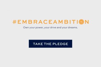 image of the hashtag "EmbraceAmbition"